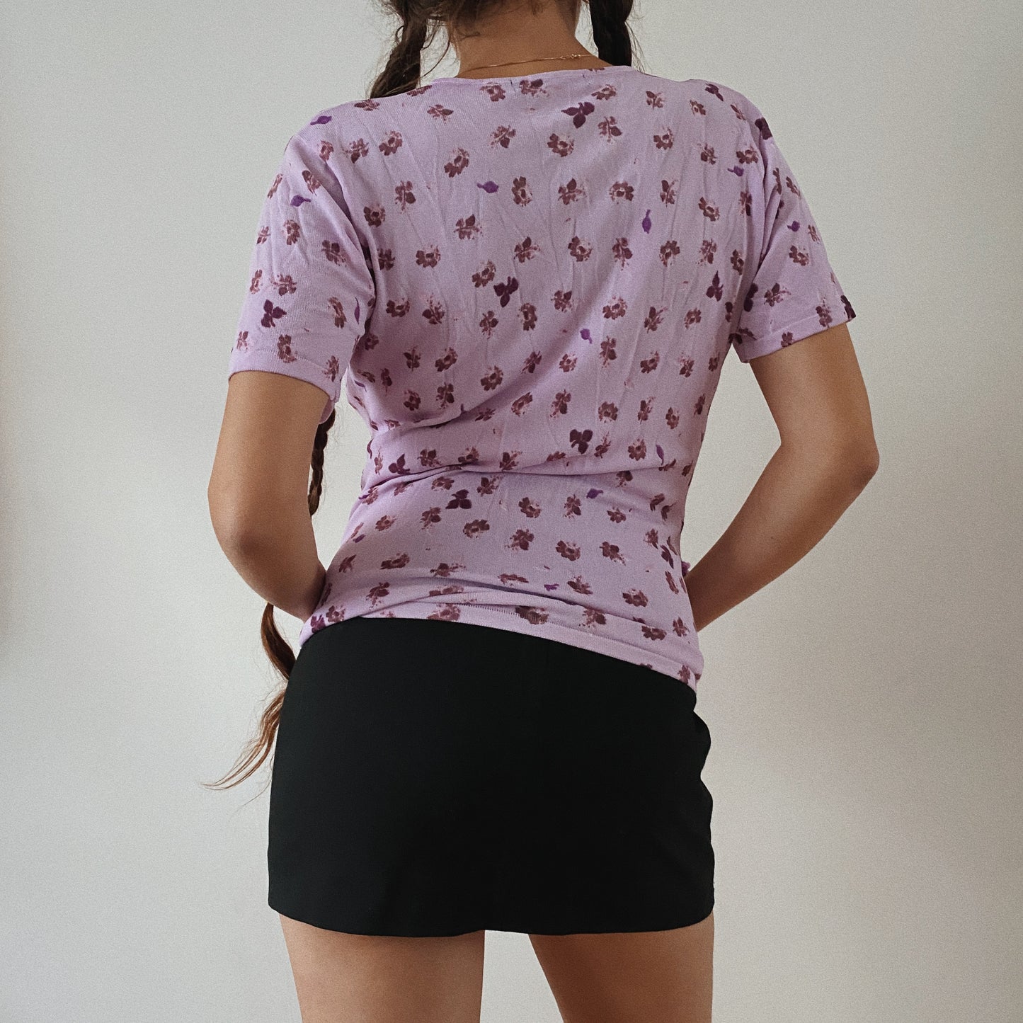 Floral Lavender Top