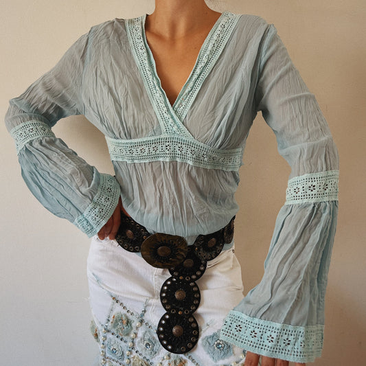 Bohemian Blue Plein Sud Top
