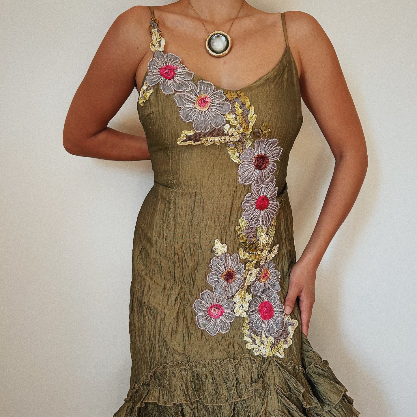 Forest Fairy Floral Dress