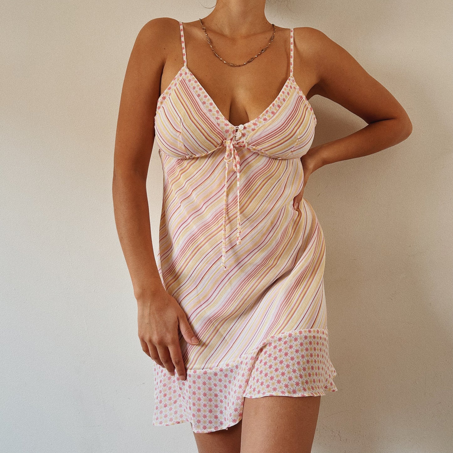 Floral Spring Light Slip Dress