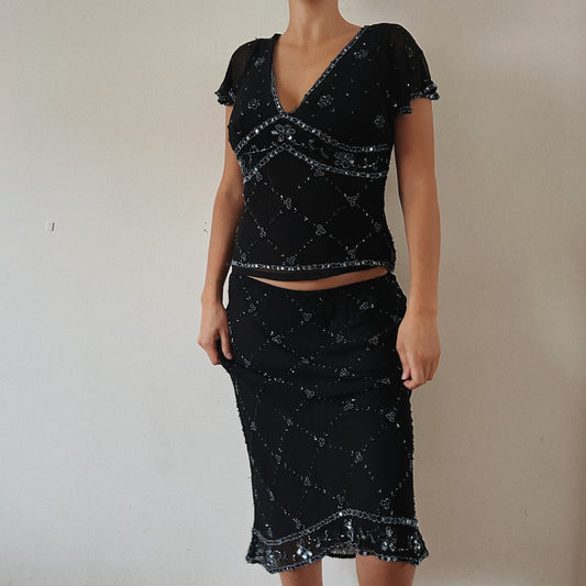 Embellished Rare Y2K Beaded Set