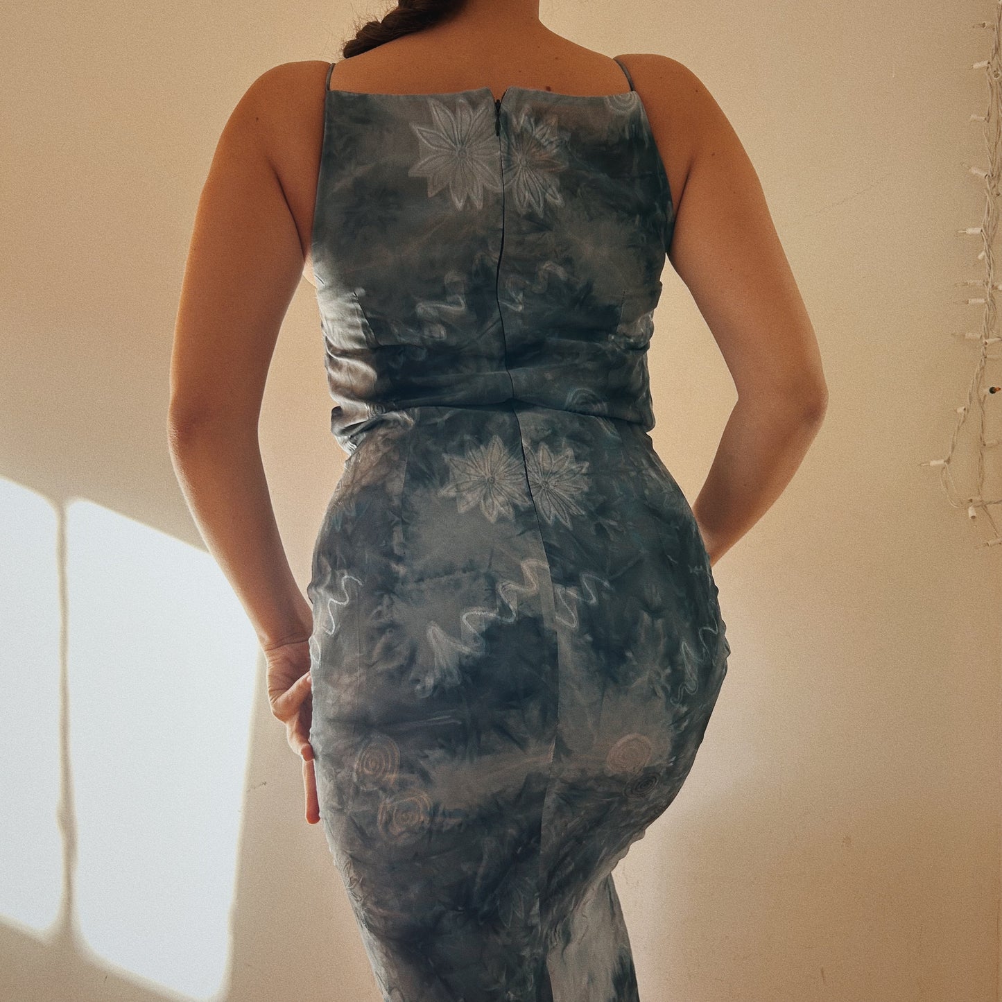 Ombre Spanish designer maxi dress