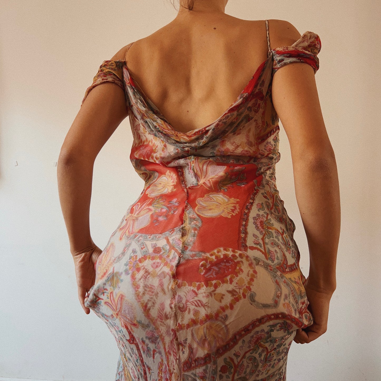 Derhy Paisley Romantic Dress