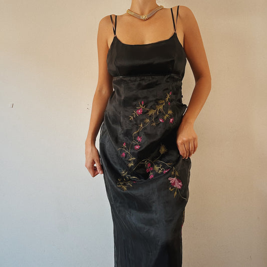 Cacharel Silk Floral Elegant Dress