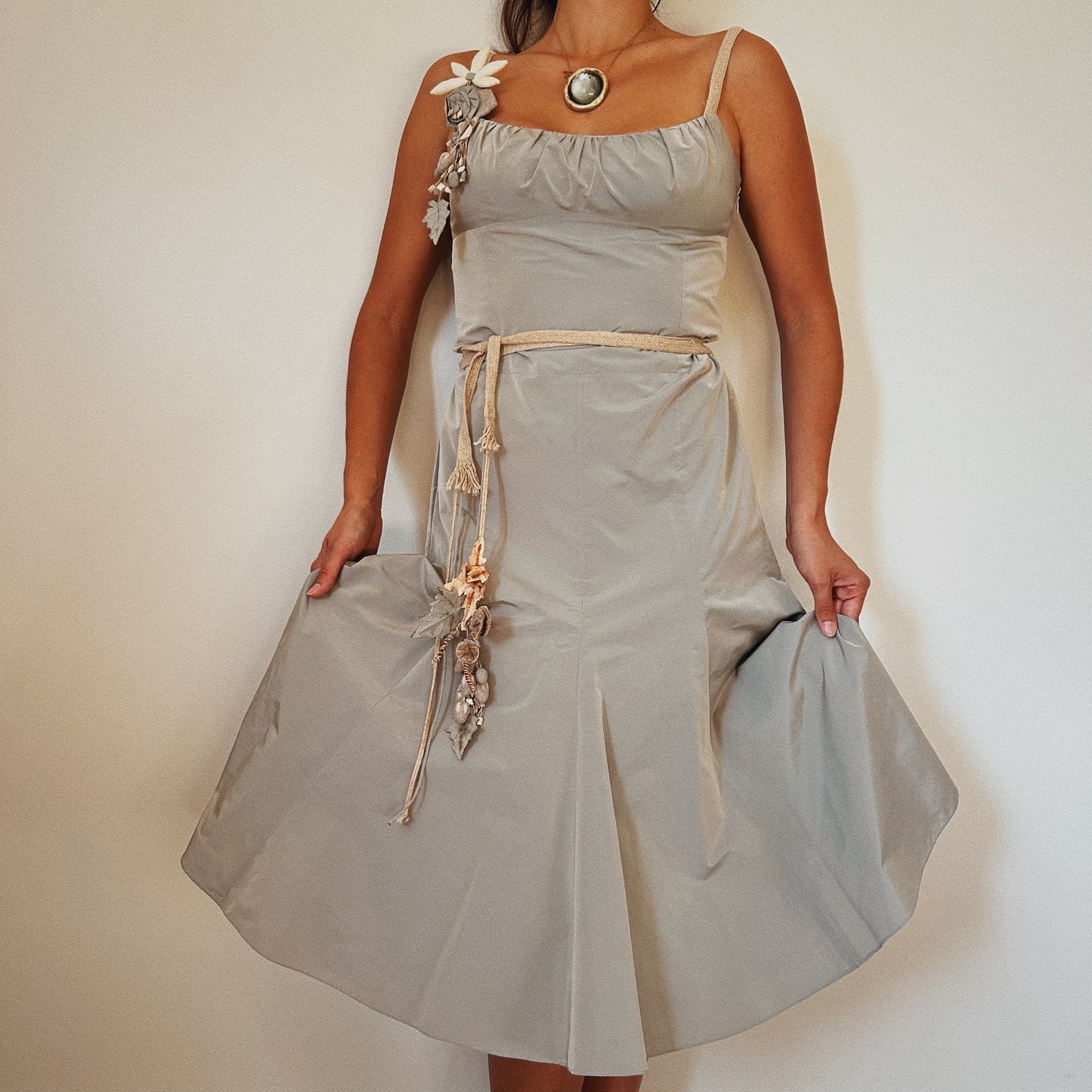 Coquette Bustier Belted Dress