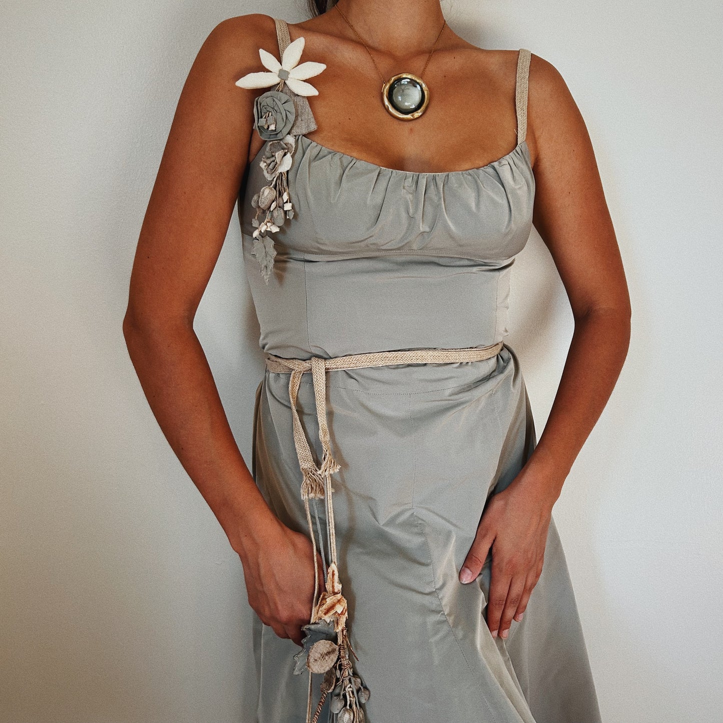 Coquette Bustier Belted Dress