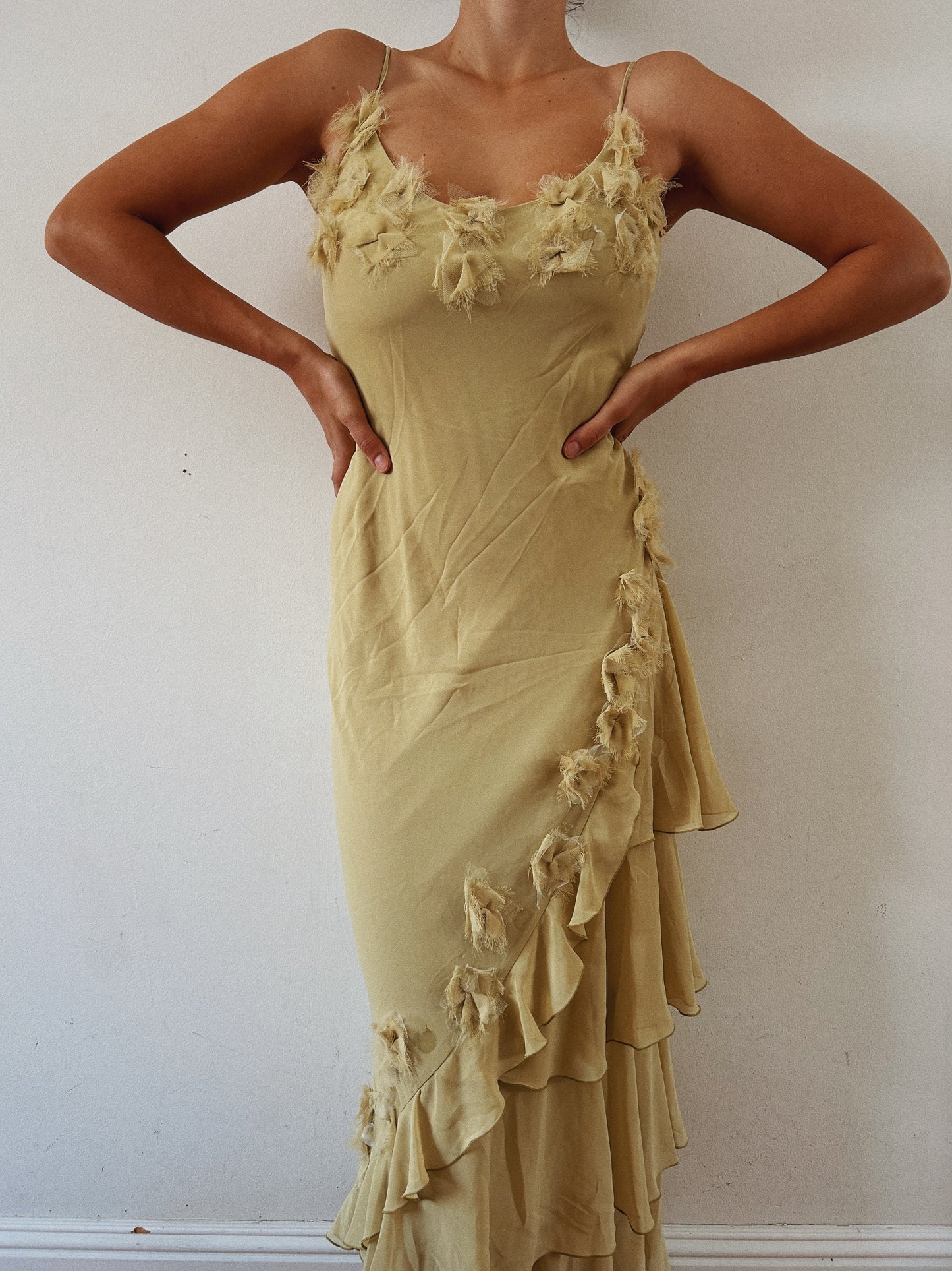 Forest Fairy Layered Embellished Dress