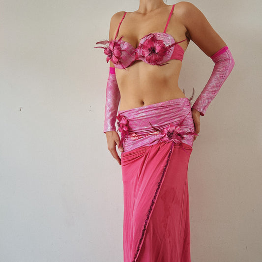 Handmade Pink Floral Set