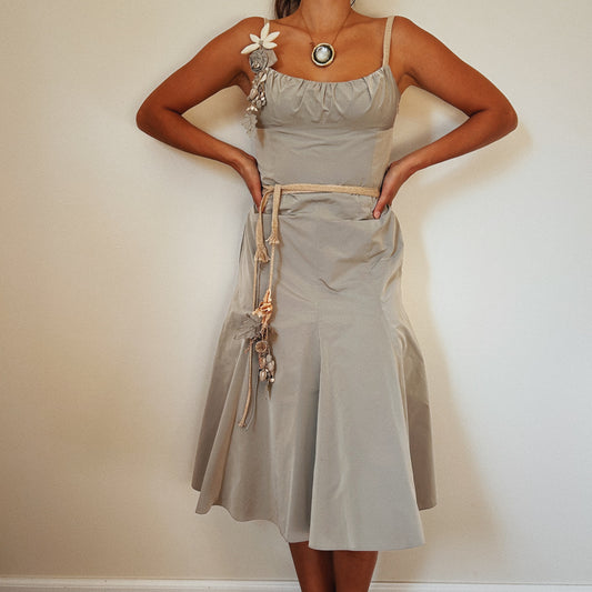 Coquette Bustier Belted Dress