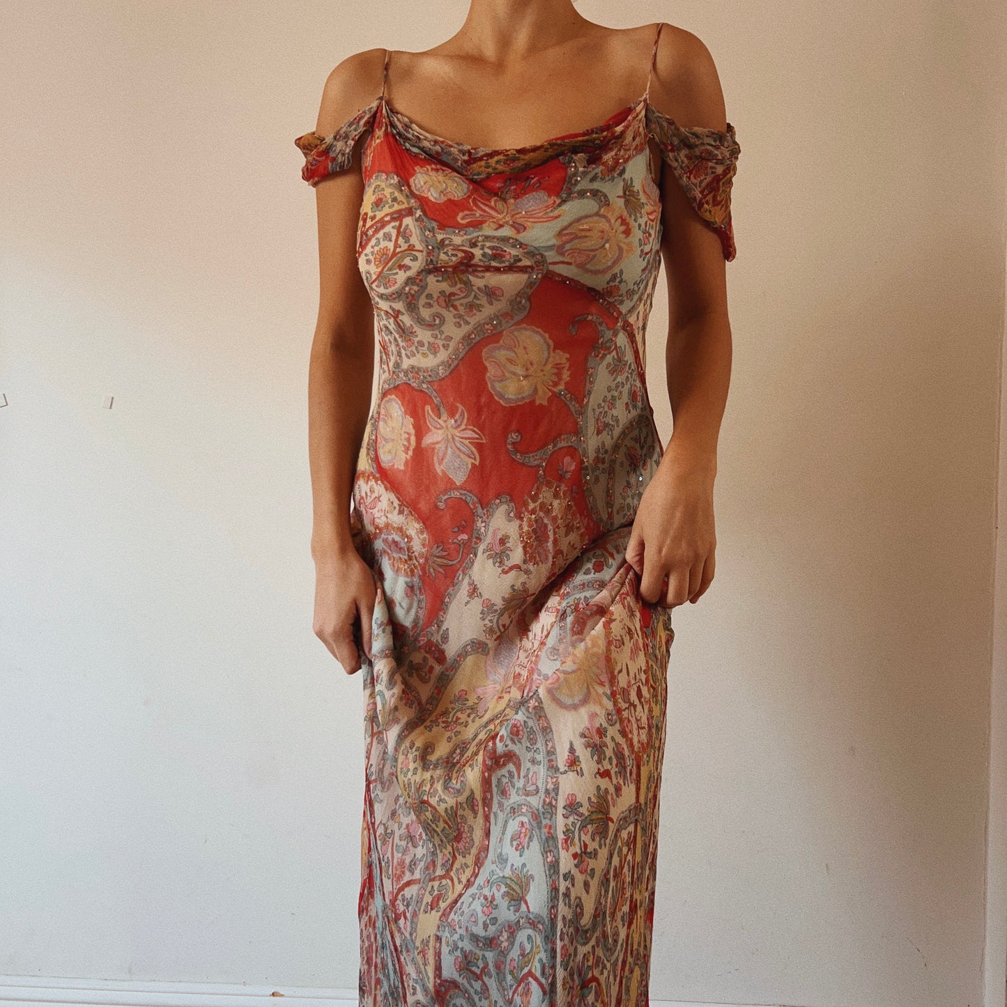 Derhy Paisley Romantic Dress
