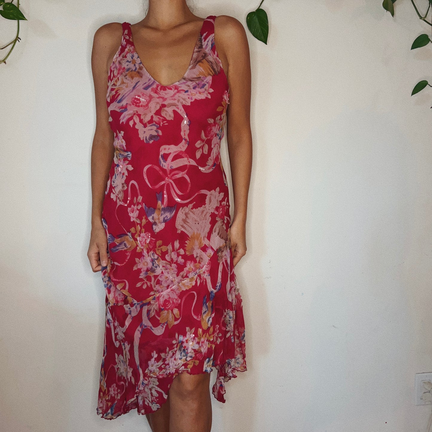 Floral Sequins Derhy Dress