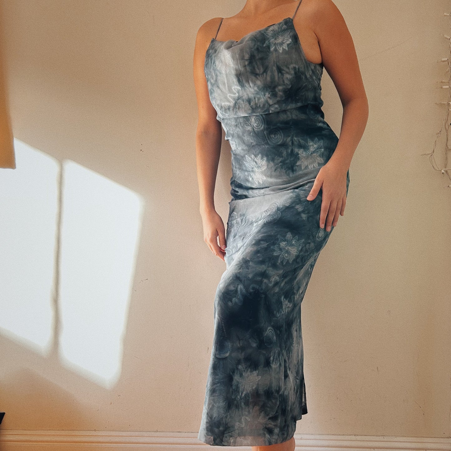 Ombre Spanish designer maxi dress