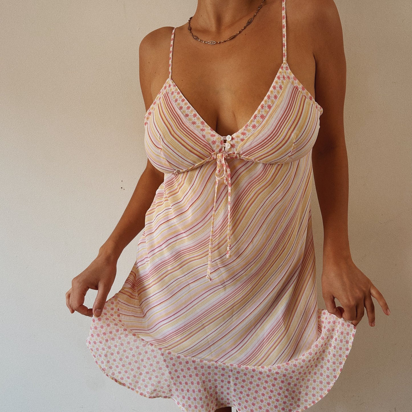 Floral Spring Light Slip Dress