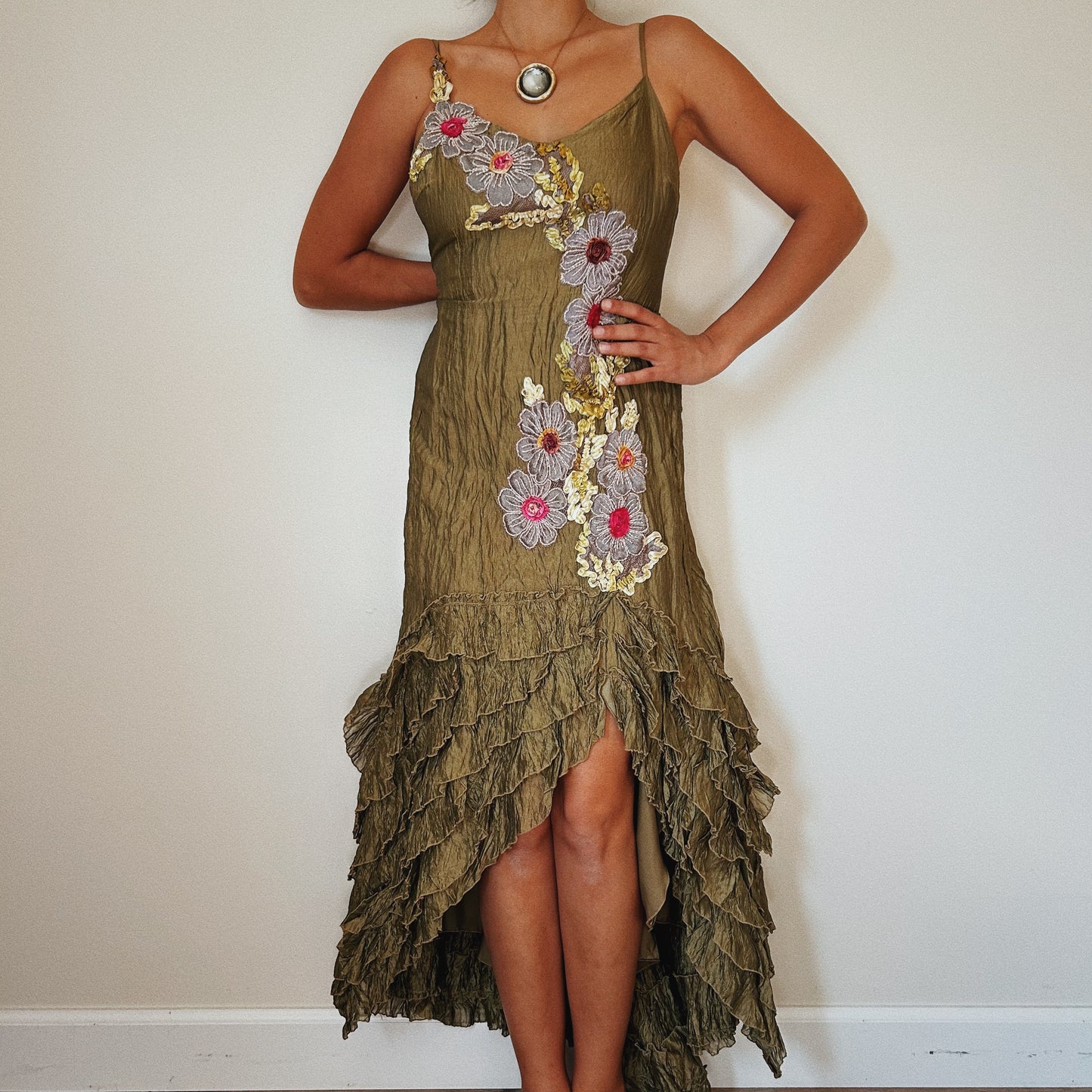 Forest Fairy Floral Dress
