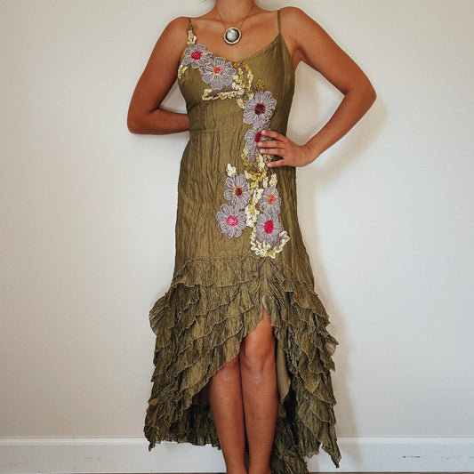 Forest Fairy Floral Dress