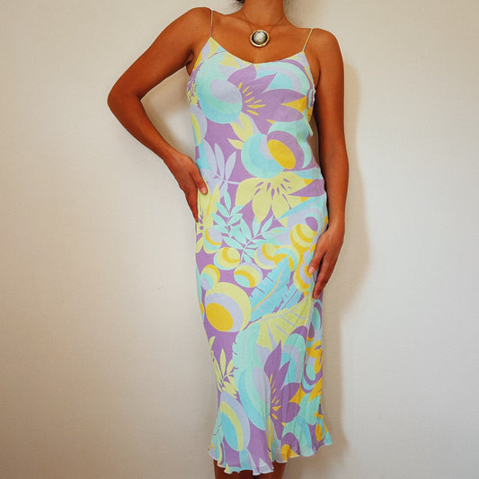 Pastel Floral Summer Dress