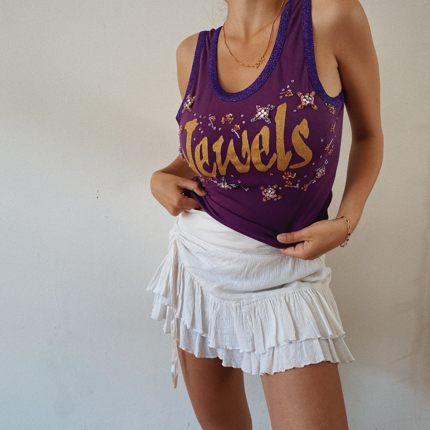 Original D&G "Jewels" Embellished Top
