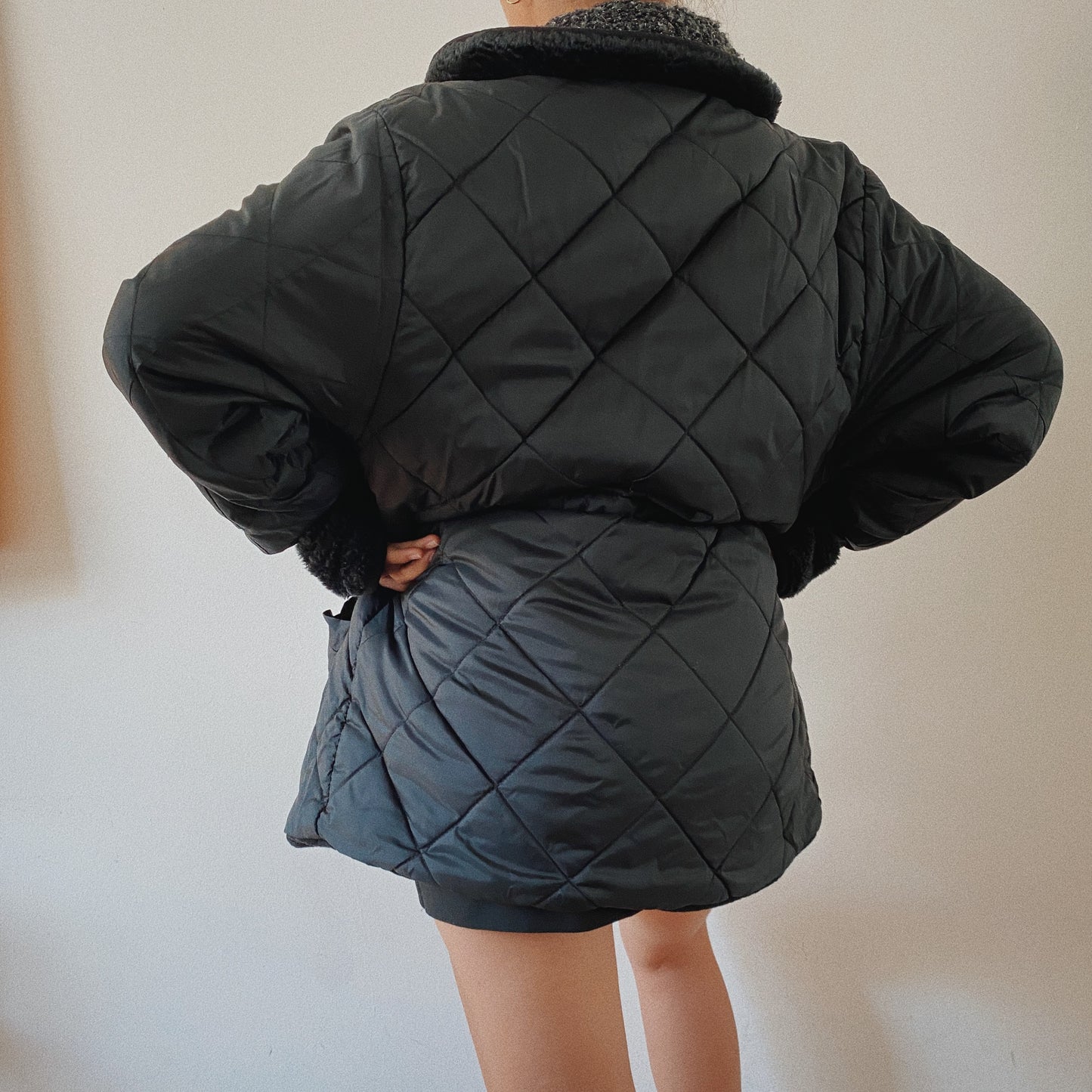 Reversible Vintage Fleece/Puff Jacket