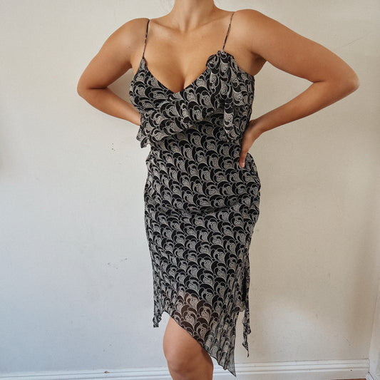 100% silk 90’s vintage dress