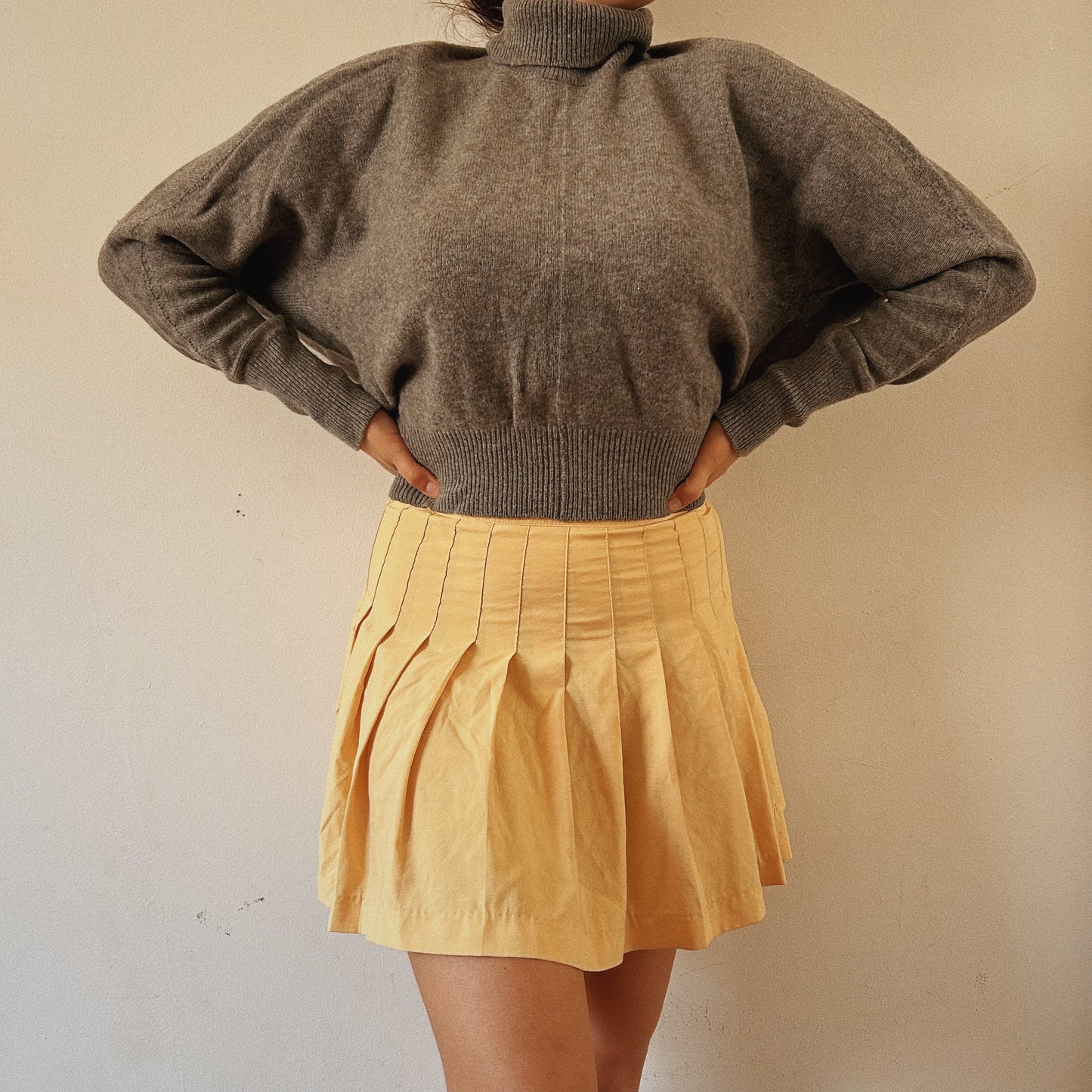 Jil Sander 100% wool grey sweater