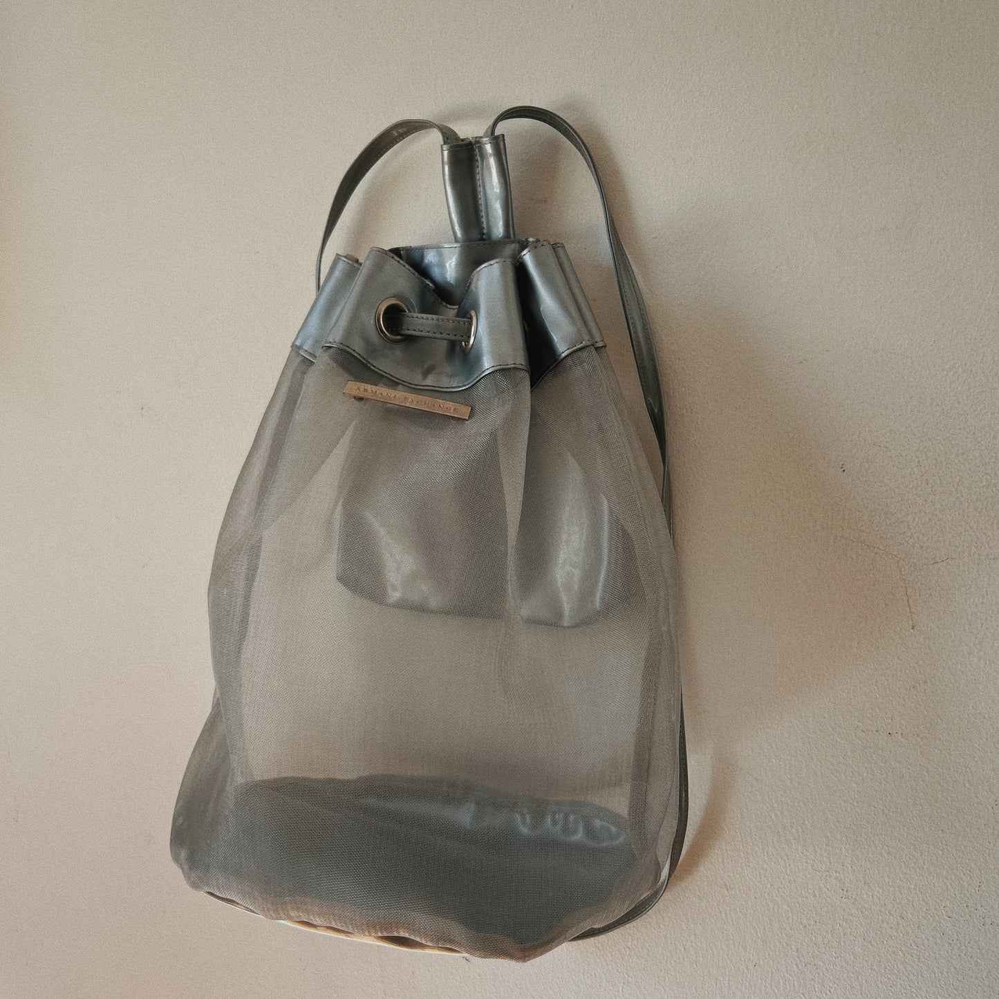 Armani vintage mesh backpack