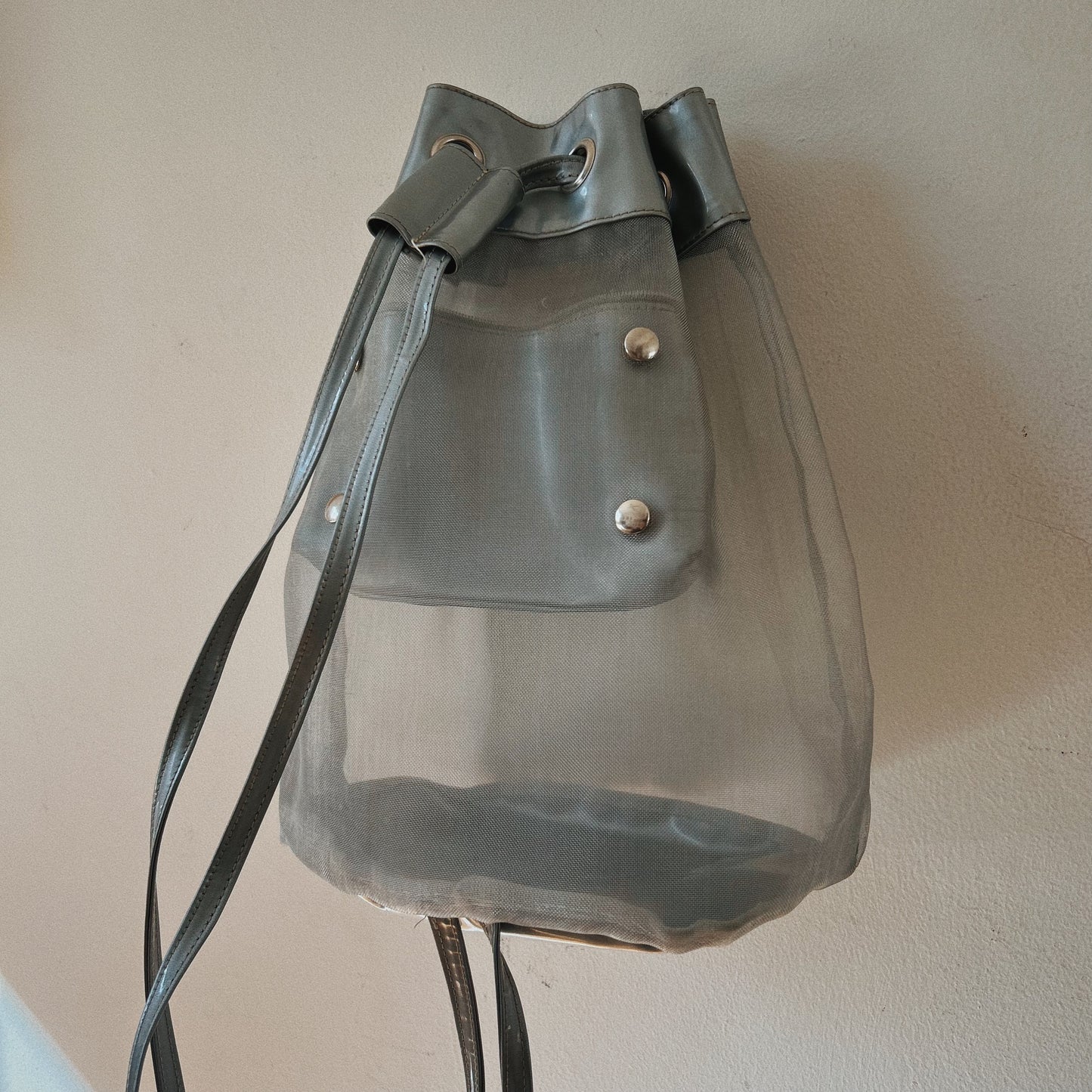 Armani vintage mesh backpack