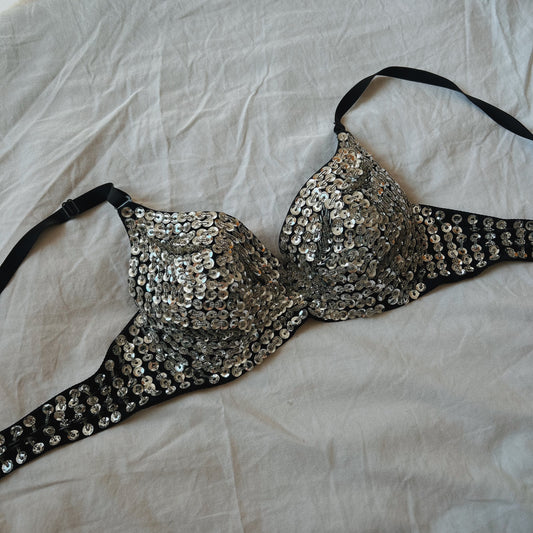 Sequins festival bra