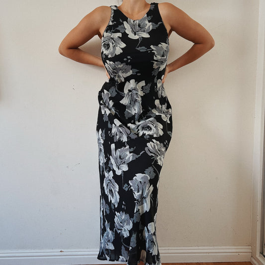 Vintage Prairie floral maxi dress