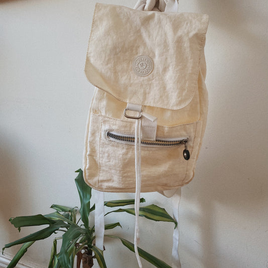 Cream Lightweight Minimalist Backpack