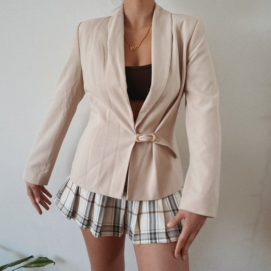 Vintage Cream Chic Blazer