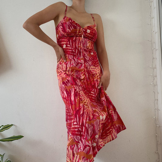 Perfect Midi Cotton Floral Summer Dress