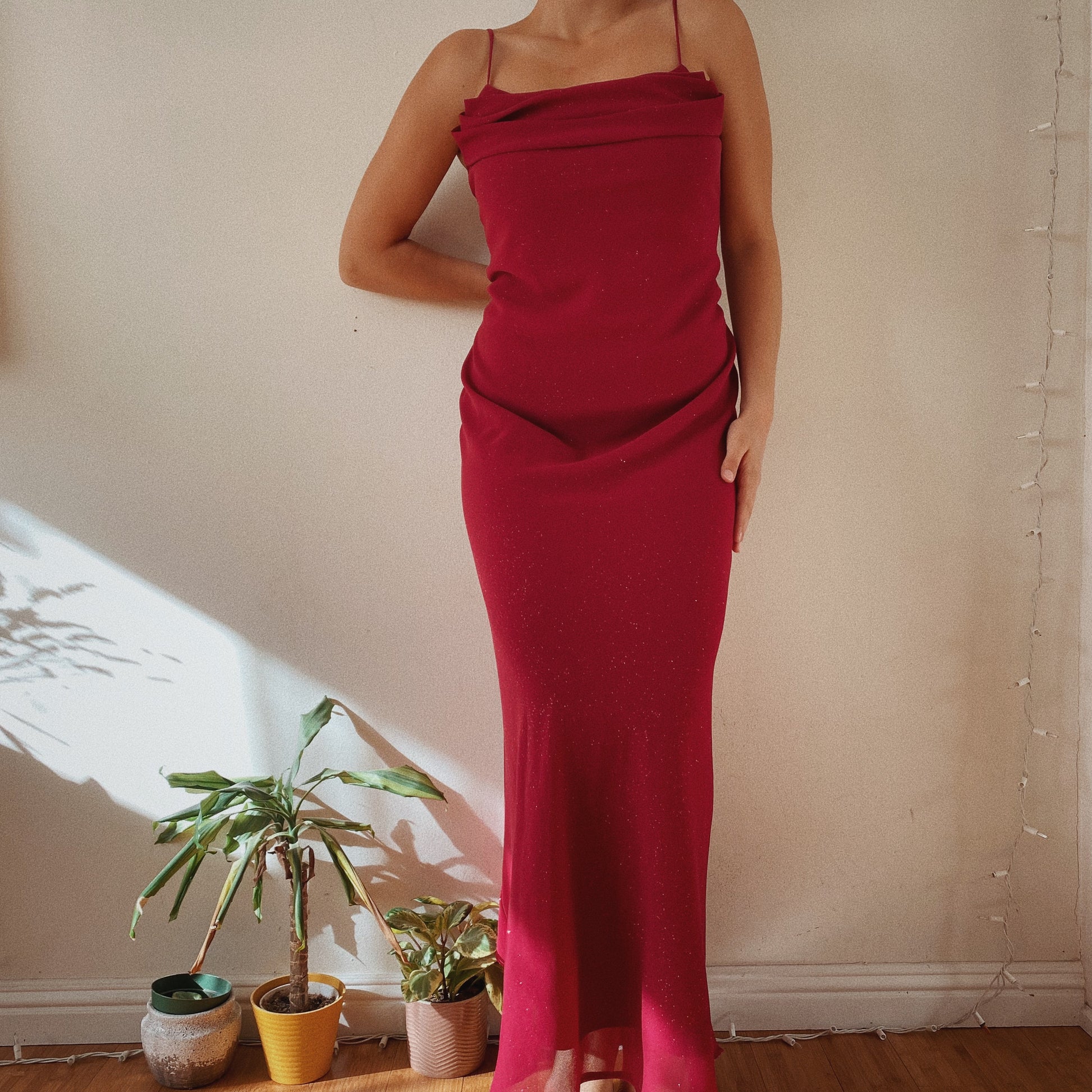 Shiny Burgundy 90s Formal Dress The Vintage Souk Shiny Burgundy 90s Formal Dress The Vintage Souk