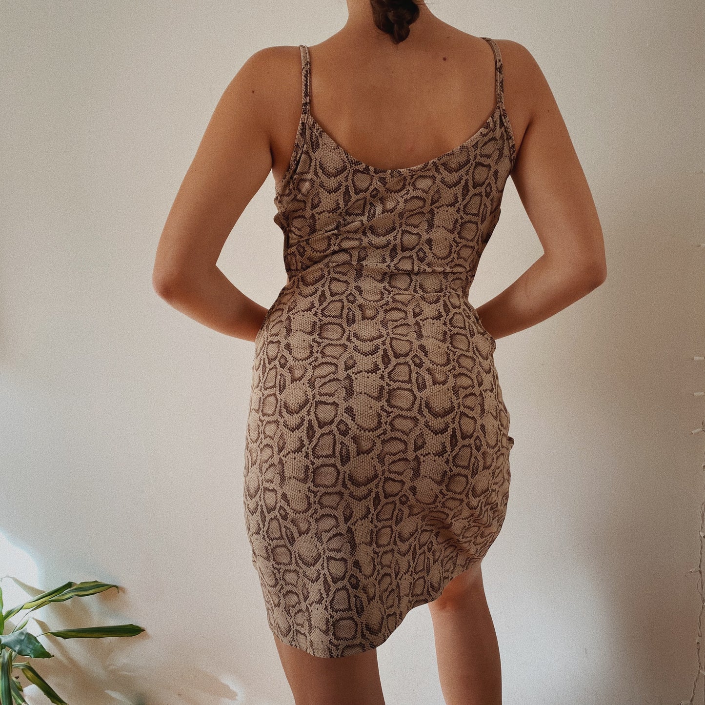 Animal Print Mini Summer Dress