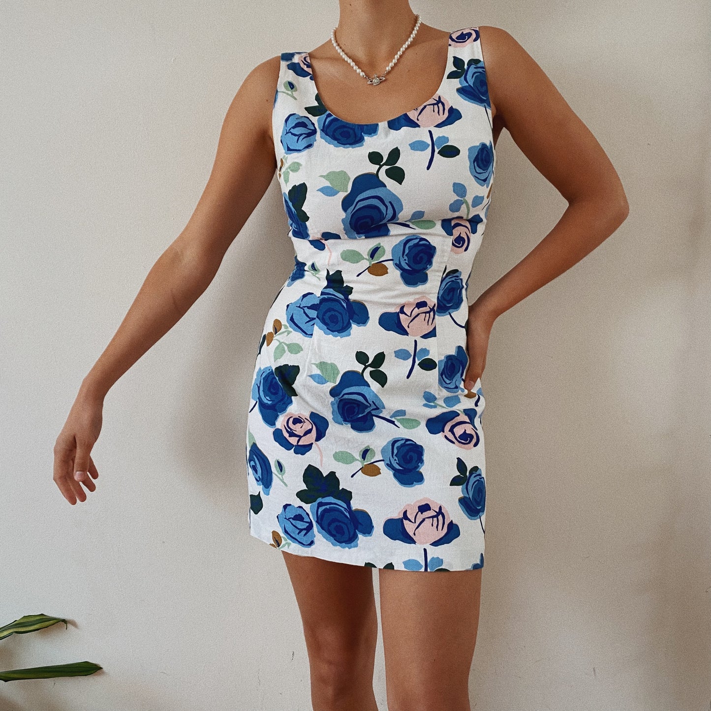 Vintage Guess Floral Mini Summer Dress