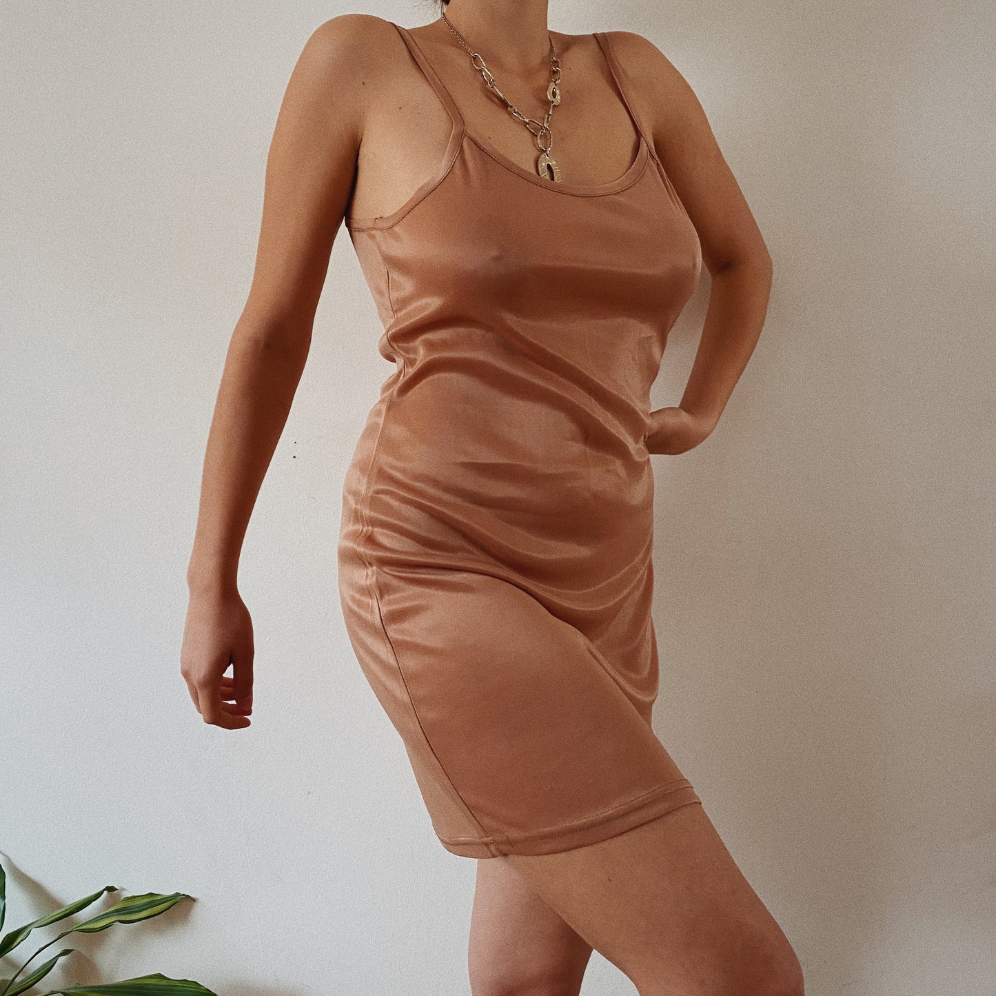 Nude Slip Dress