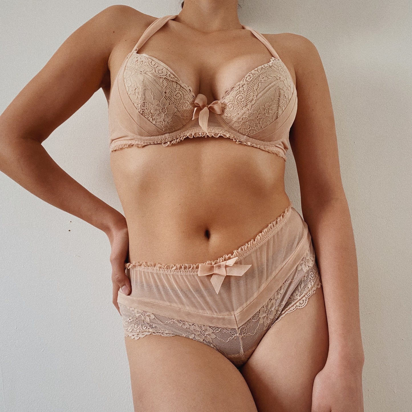 Vintage Lingerie Nude Set